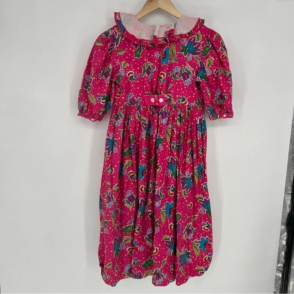 Hanna Andersson Beautiful‎ Peter Pan Collar Encanto Look Dress